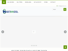 Tablet Screenshot of getanssl.com